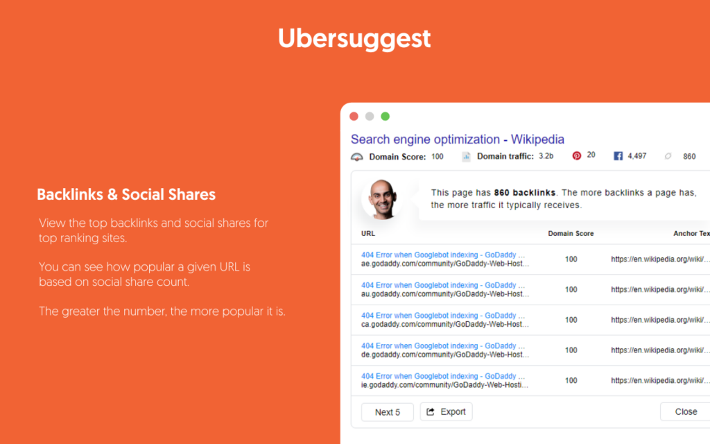 Ubersuggest - SEO and Keyword Discovery Ubersuggest
