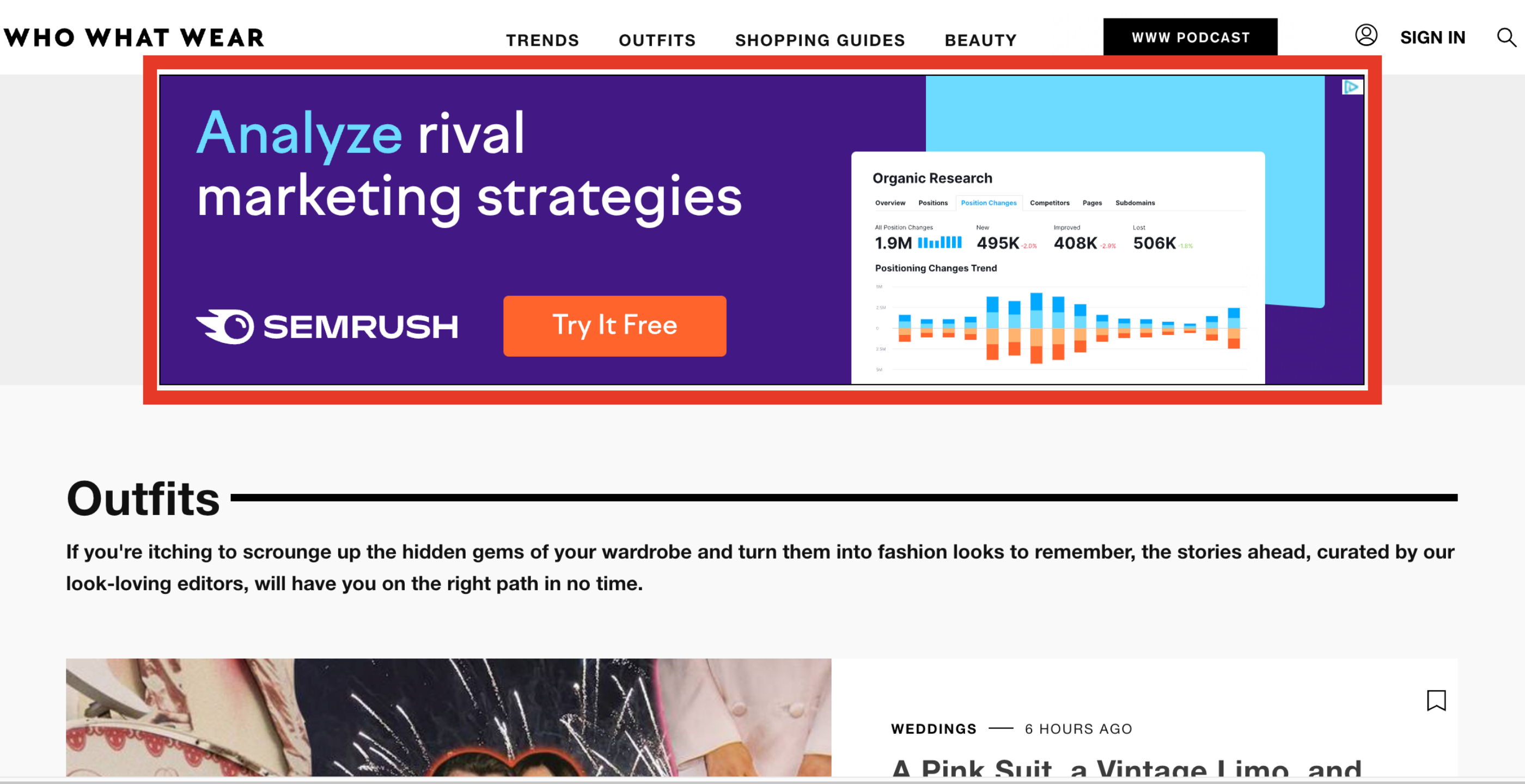 Google Paid Search - Display Ad Example