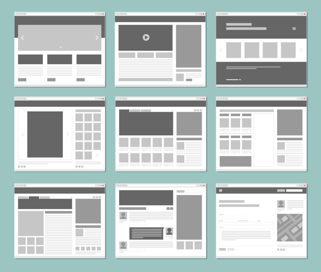 Professional Website Design - Layout and Structure